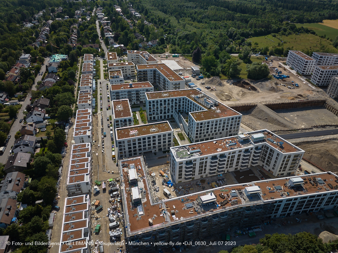 07.07.2023 - Baustelle Alexisquartier und Pandion Verde 07.07.2023 - Baustelle Alexisquartier und Pandion Verde