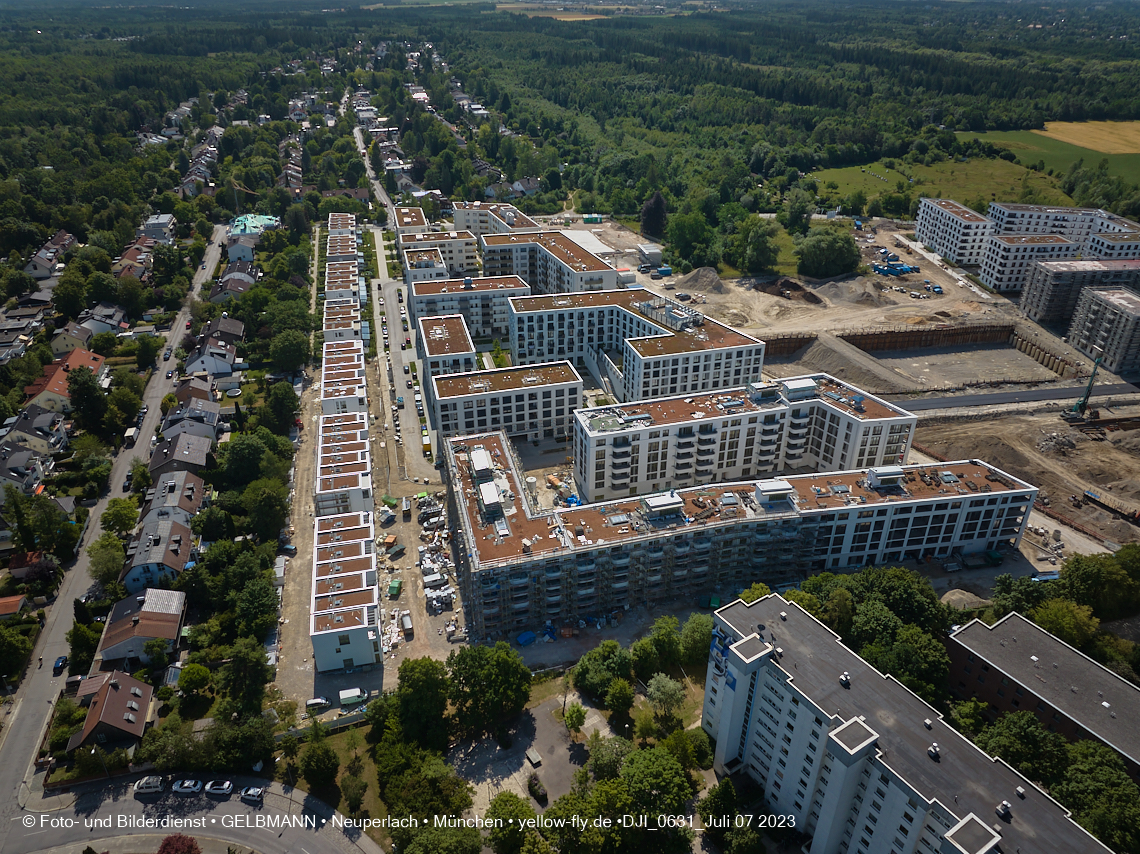 07.07.2023 - Baustelle Alexisquartier und Pandion Verde 07.07.2023 - Baustelle Alexisquartier und Pandion Verde