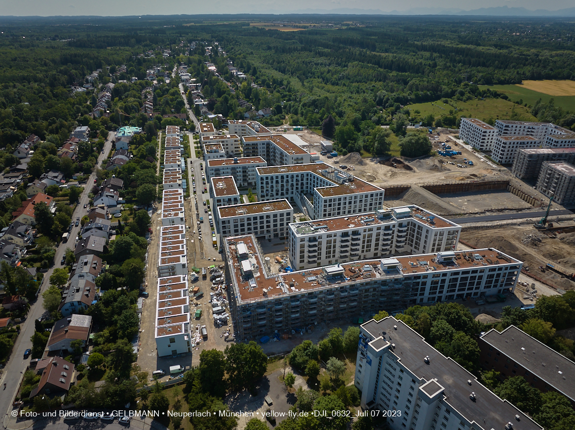 07.07.2023 - Baustelle Alexisquartier und Pandion Verde 07.07.2023 - Baustelle Alexisquartier und Pandion Verde
