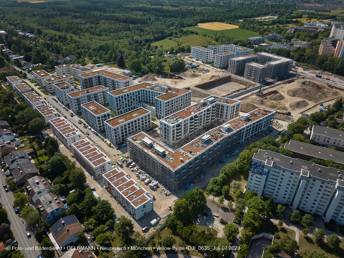 07.07.2023 - Baustelle Alexisquartier und Pandion Verde 07.07.2023 - Baustelle Alexisquartier und Pandion Verde