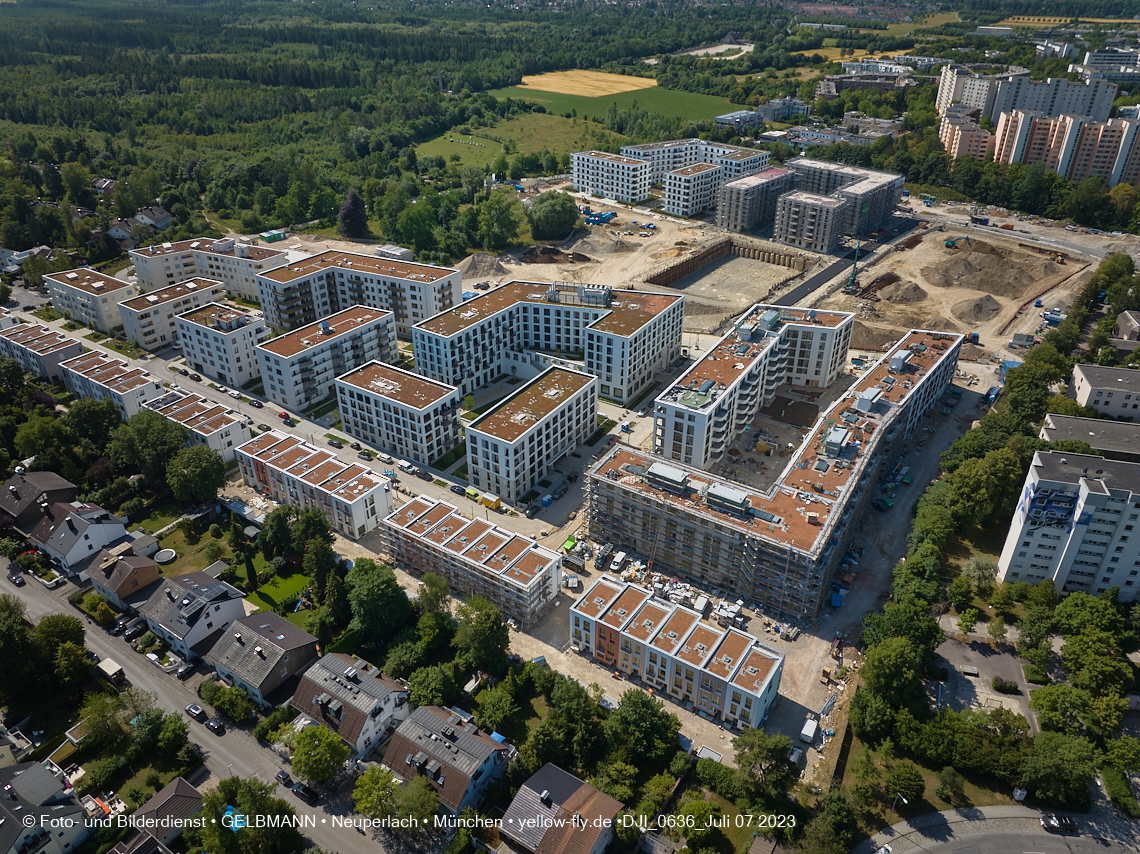 07.07.2023 - Baustelle Alexisquartier und Pandion Verde 07.07.2023 - Baustelle Alexisquartier und Pandion Verde