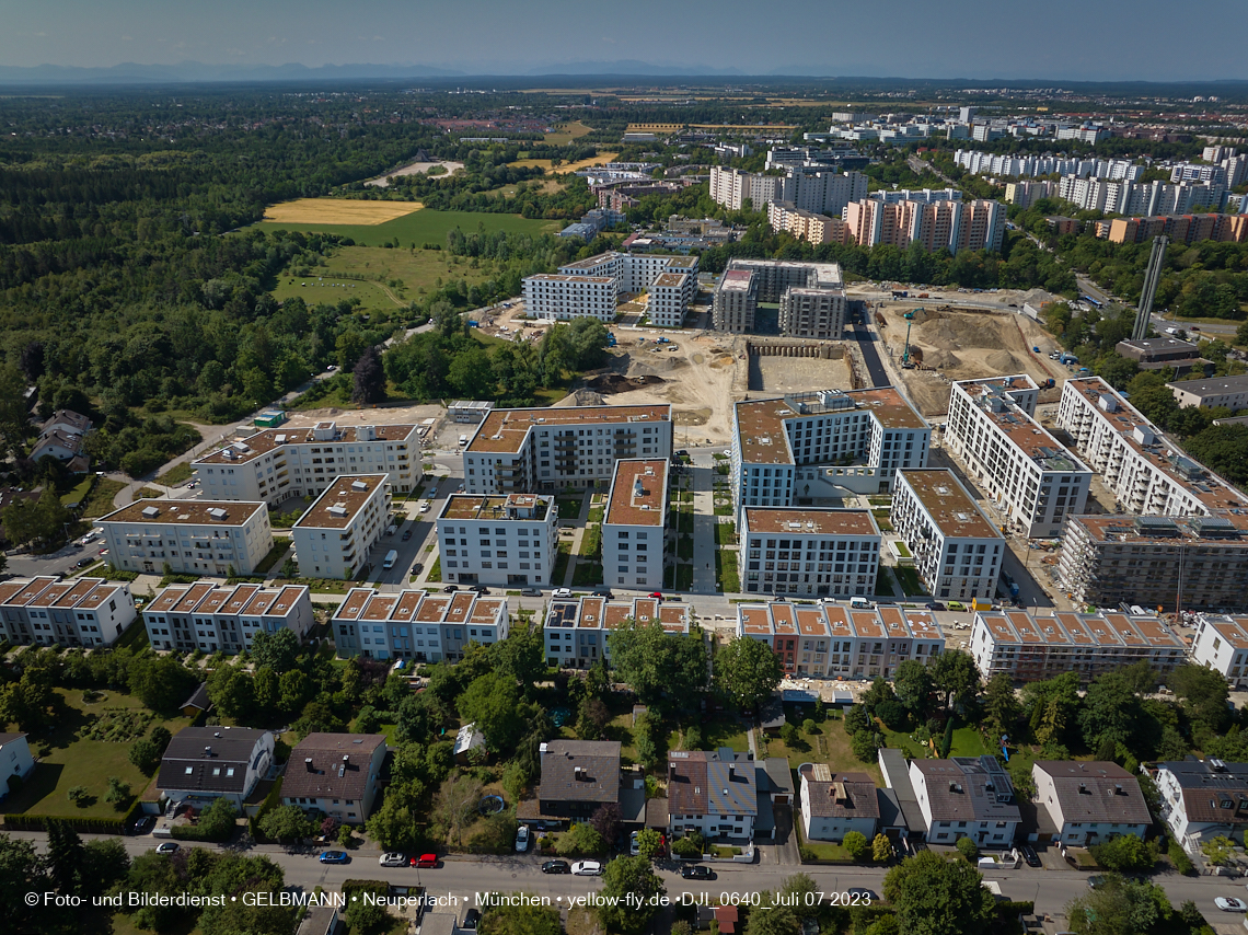 07.07.2023 - Baustelle Alexisquartier und Pandion Verde 07.07.2023 - Baustelle Alexisquartier und Pandion Verde