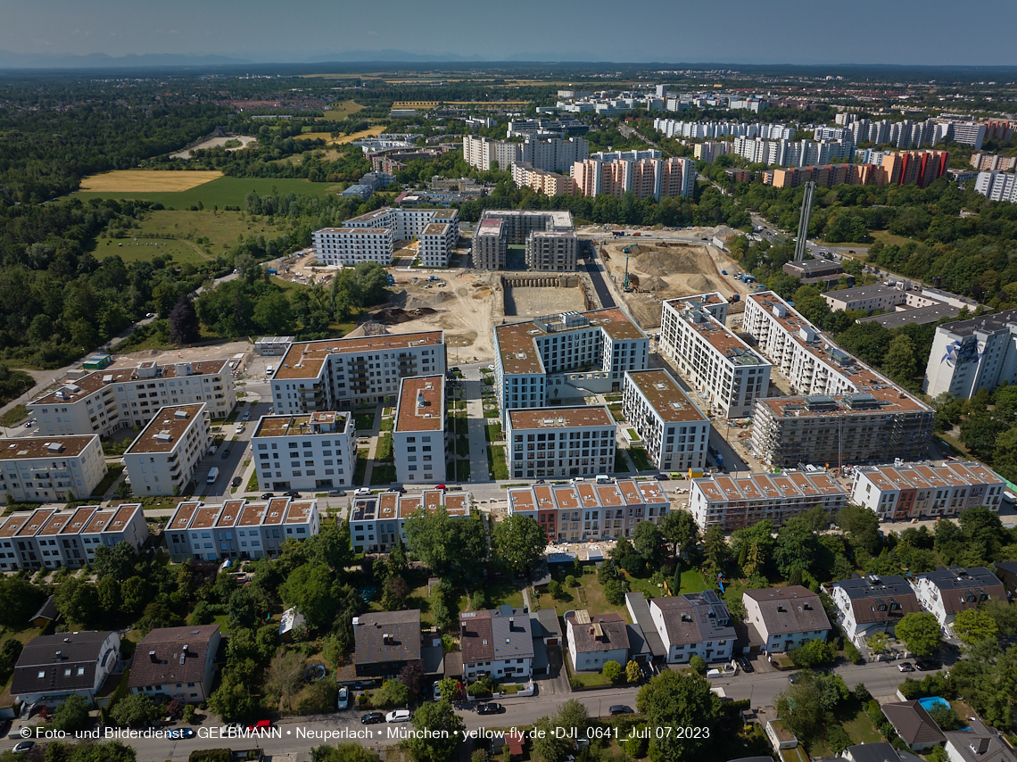 07.07.2023 - Baustelle Alexisquartier und Pandion Verde 07.07.2023 - Baustelle Alexisquartier und Pandion Verde