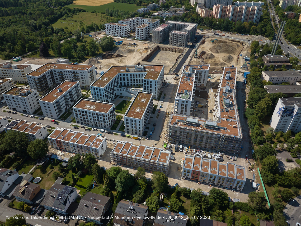 07.07.2023 - Baustelle Alexisquartier und Pandion Verde 07.07.2023 - Baustelle Alexisquartier und Pandion Verde