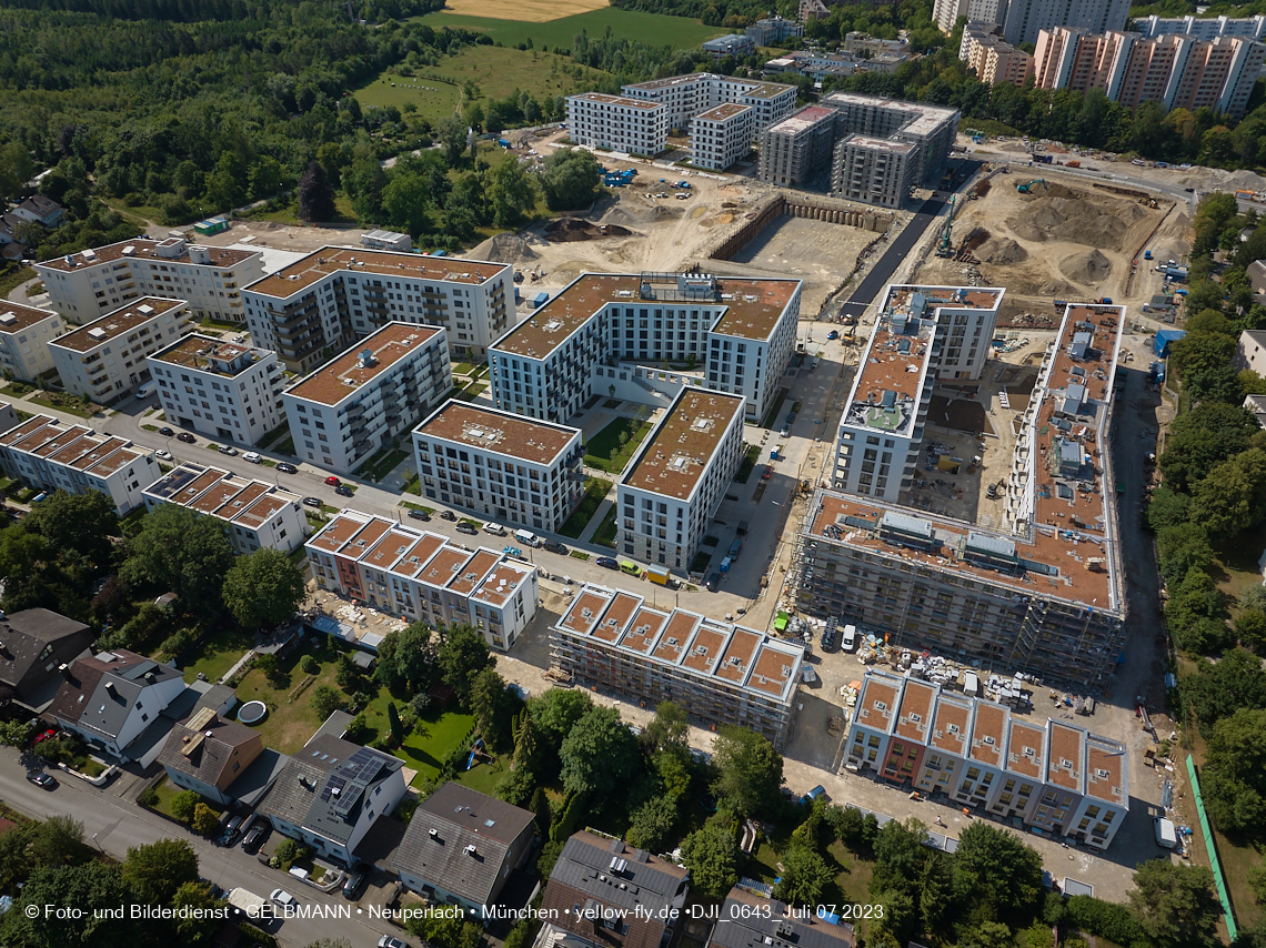 07.07.2023 - Baustelle Alexisquartier und Pandion Verde 07.07.2023 - Baustelle Alexisquartier und Pandion Verde
