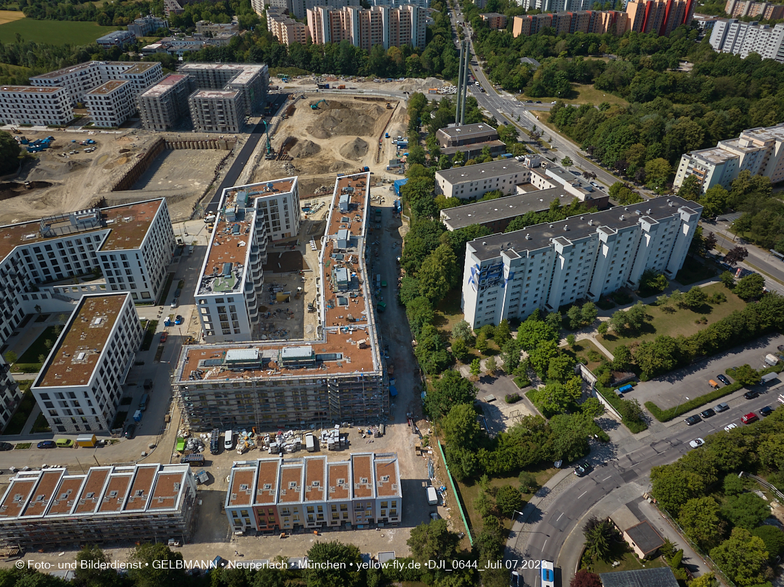 07.07.2023 - Baustelle Alexisquartier und Pandion Verde 07.07.2023 - Baustelle Alexisquartier und Pandion Verde