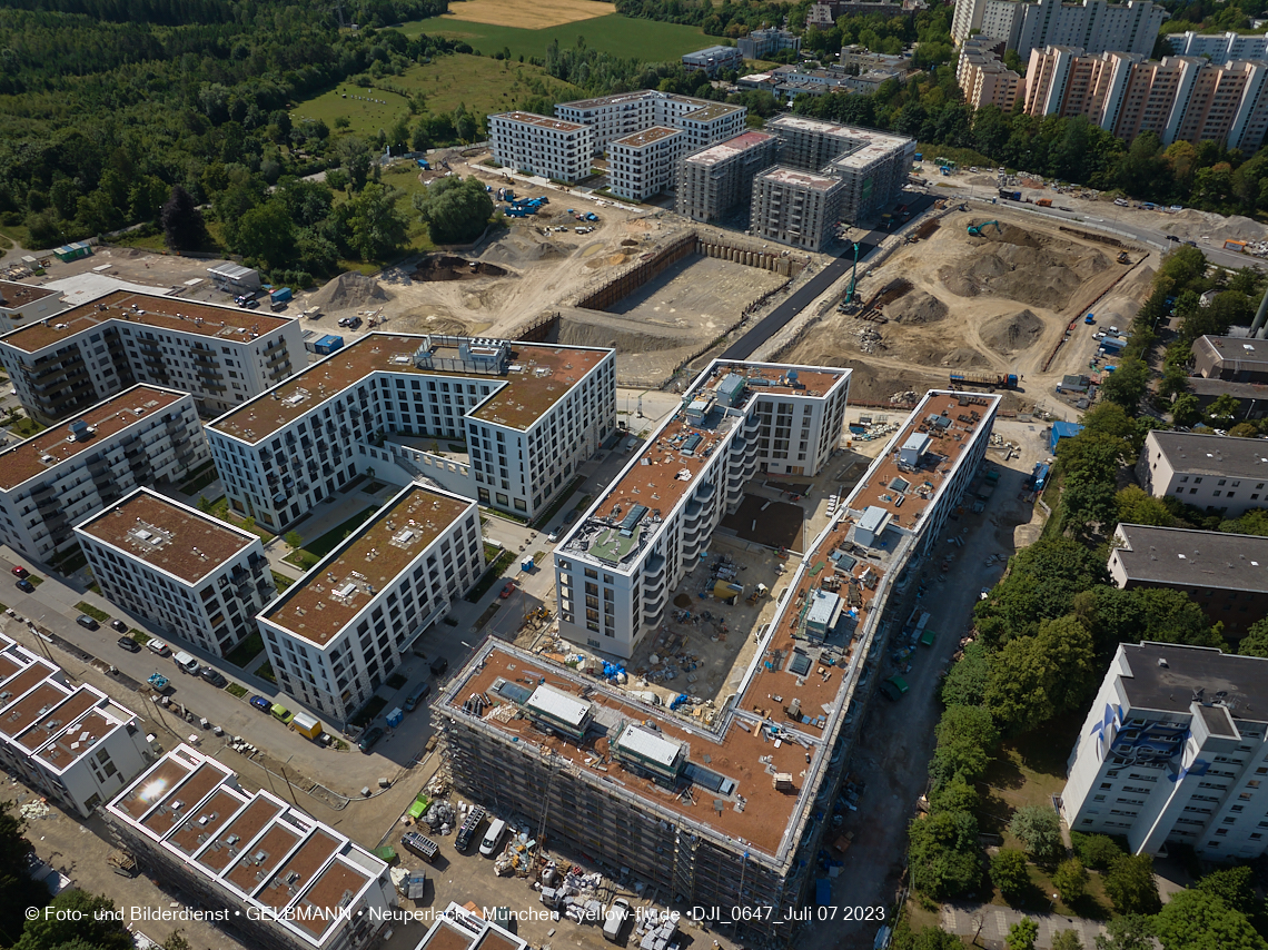07.07.2023 - Baustelle Alexisquartier und Pandion Verde 07.07.2023 - Baustelle Alexisquartier und Pandion Verde