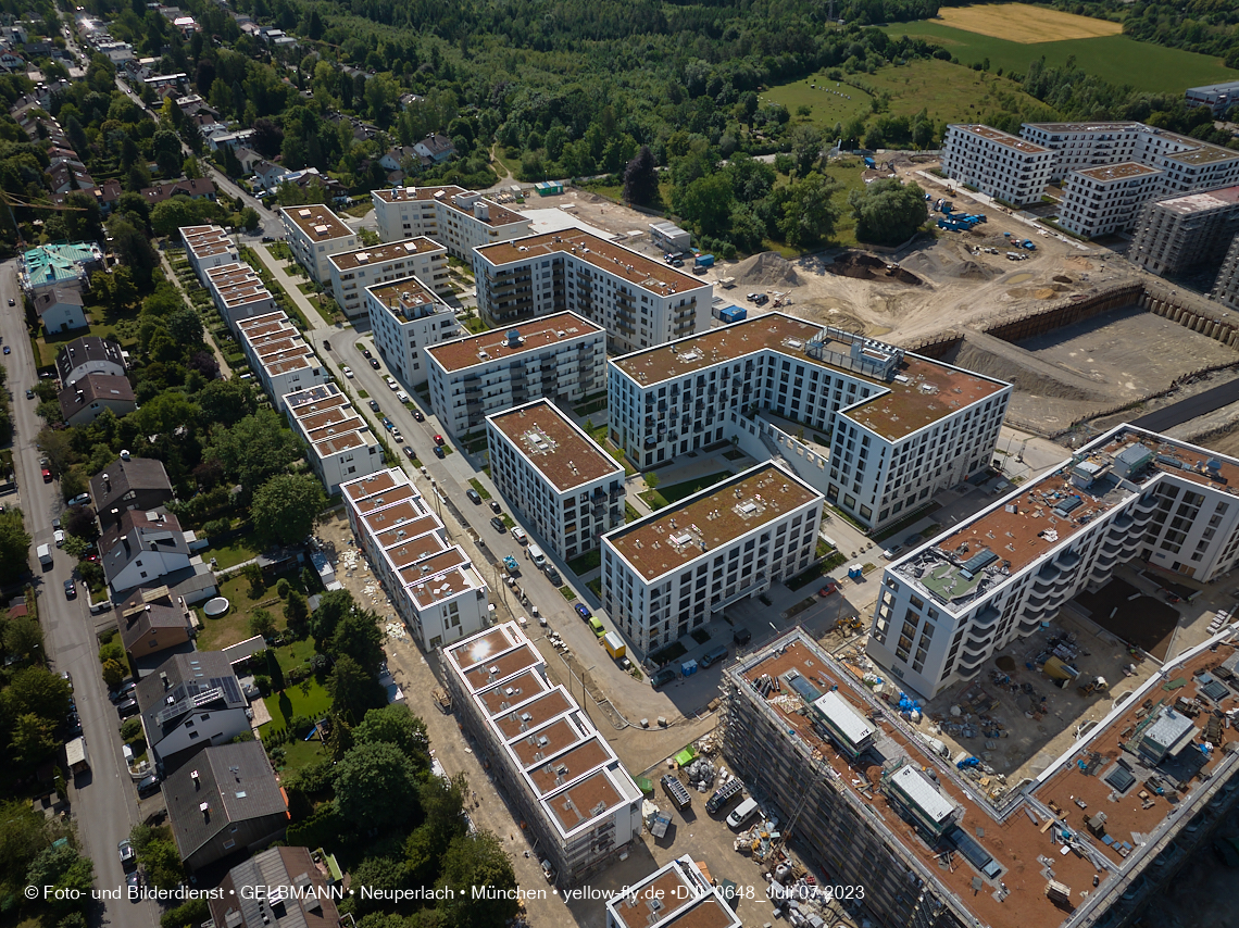 07.07.2023 - Baustelle Alexisquartier und Pandion Verde 07.07.2023 - Baustelle Alexisquartier und Pandion Verde