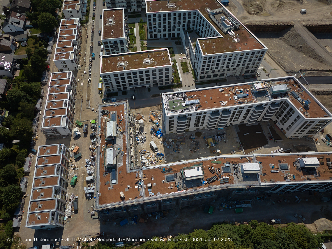 07.07.2023 - Baustelle Alexisquartier und Pandion Verde 07.07.2023 - Baustelle Alexisquartier und Pandion Verde