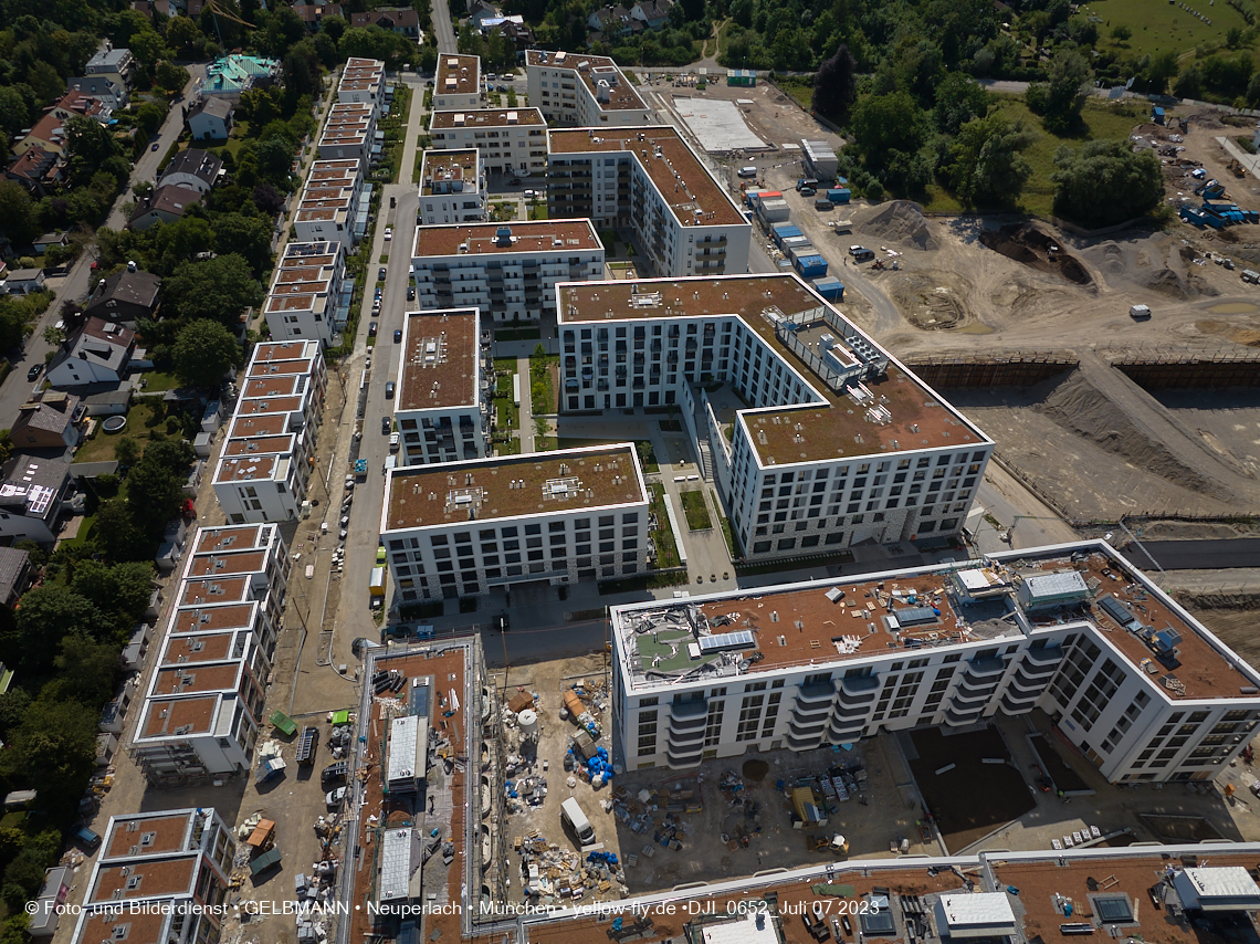 07.07.2023 - Baustelle Alexisquartier und Pandion Verde 07.07.2023 - Baustelle Alexisquartier und Pandion Verde