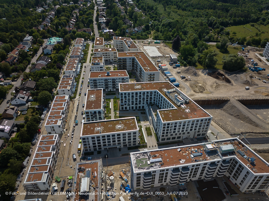 07.07.2023 - Baustelle Alexisquartier und Pandion Verde 07.07.2023 - Baustelle Alexisquartier und Pandion Verde