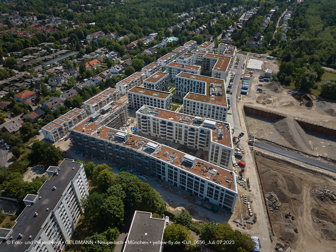 07.07.2023 - Baustelle Alexisquartier und Pandion Verde 07.07.2023 - Baustelle Alexisquartier und Pandion Verde