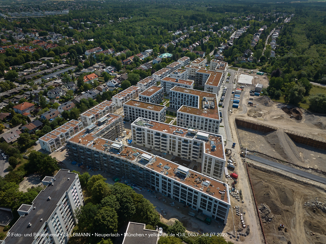 07.07.2023 - Baustelle Alexisquartier und Pandion Verde 07.07.2023 - Baustelle Alexisquartier und Pandion Verde