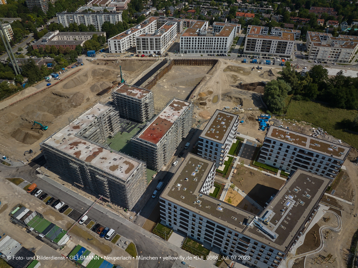 07.07.2023 - Baustelle Alexisquartier und Pandion Verde 07.07.2023 - Baustelle Alexisquartier und Pandion Verde