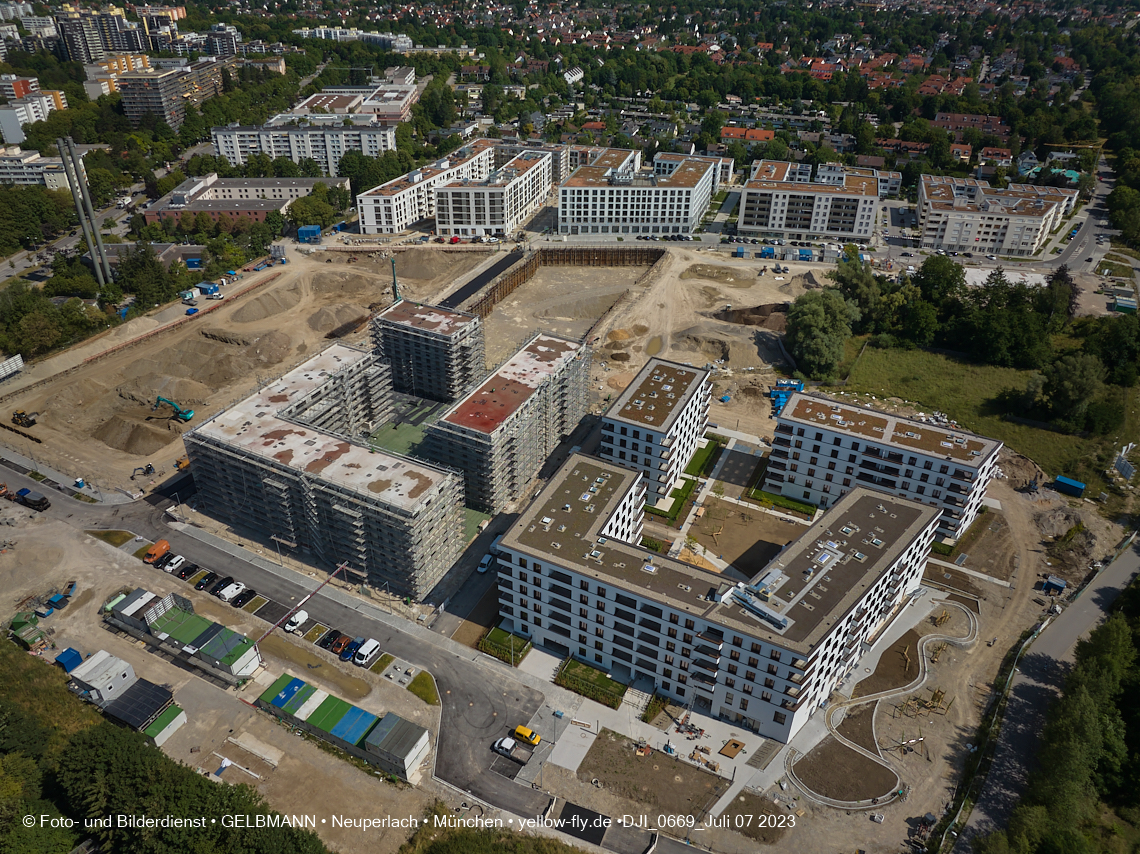 07.07.2023 - Baustelle Alexisquartier und Pandion Verde 07.07.2023 - Baustelle Alexisquartier und Pandion Verde