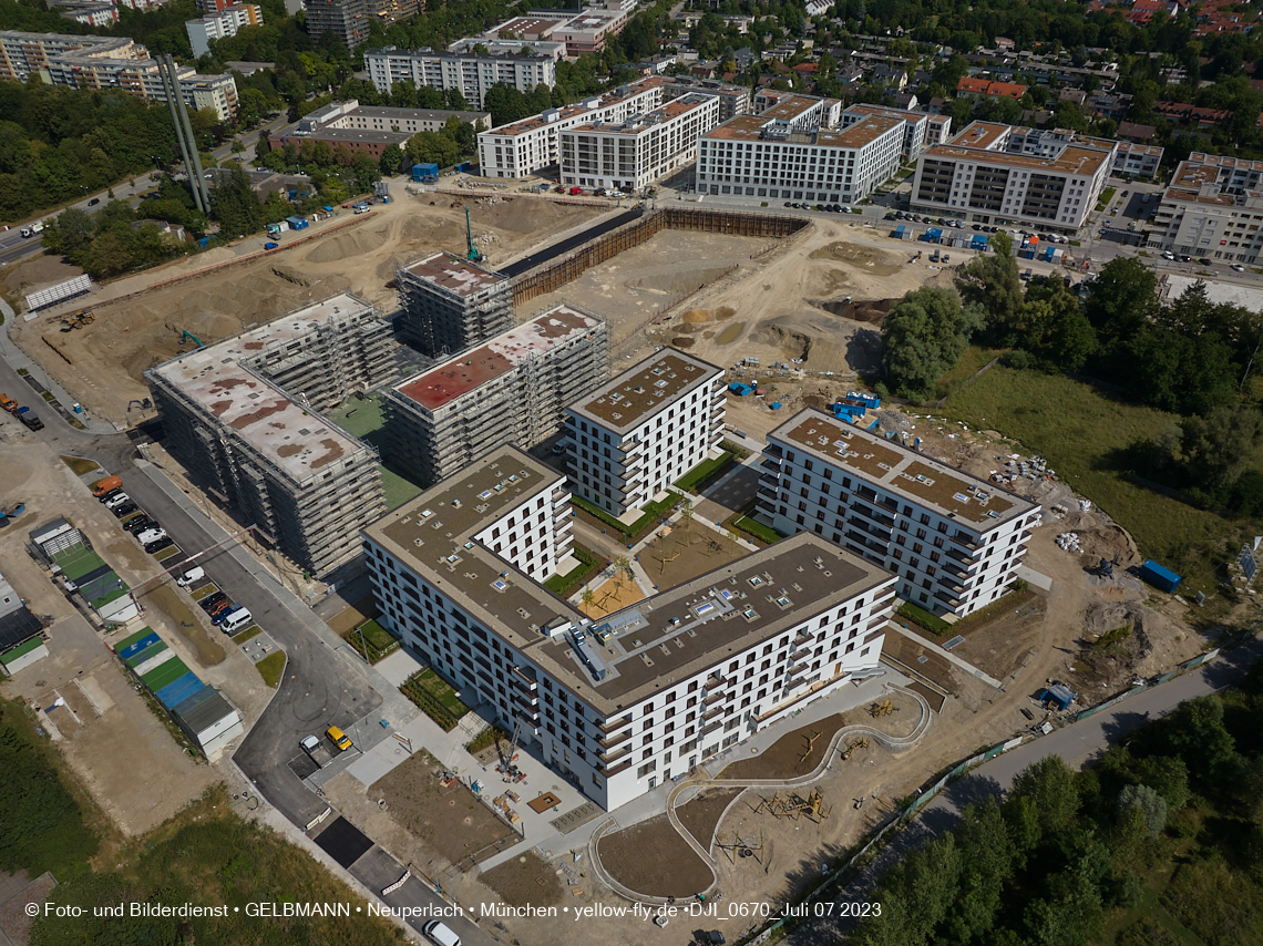 07.07.2023 - Baustelle Alexisquartier und Pandion Verde 07.07.2023 - Baustelle Alexisquartier und Pandion Verde