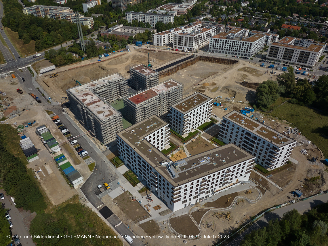 07.07.2023 - Baustelle Alexisquartier und Pandion Verde 07.07.2023 - Baustelle Alexisquartier und Pandion Verde
