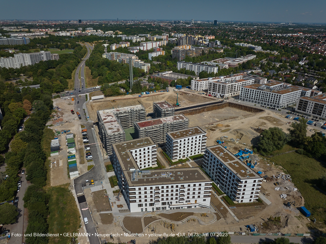 07.07.2023 - Baustelle Alexisquartier und Pandion Verde 07.07.2023 - Baustelle Alexisquartier und Pandion Verde