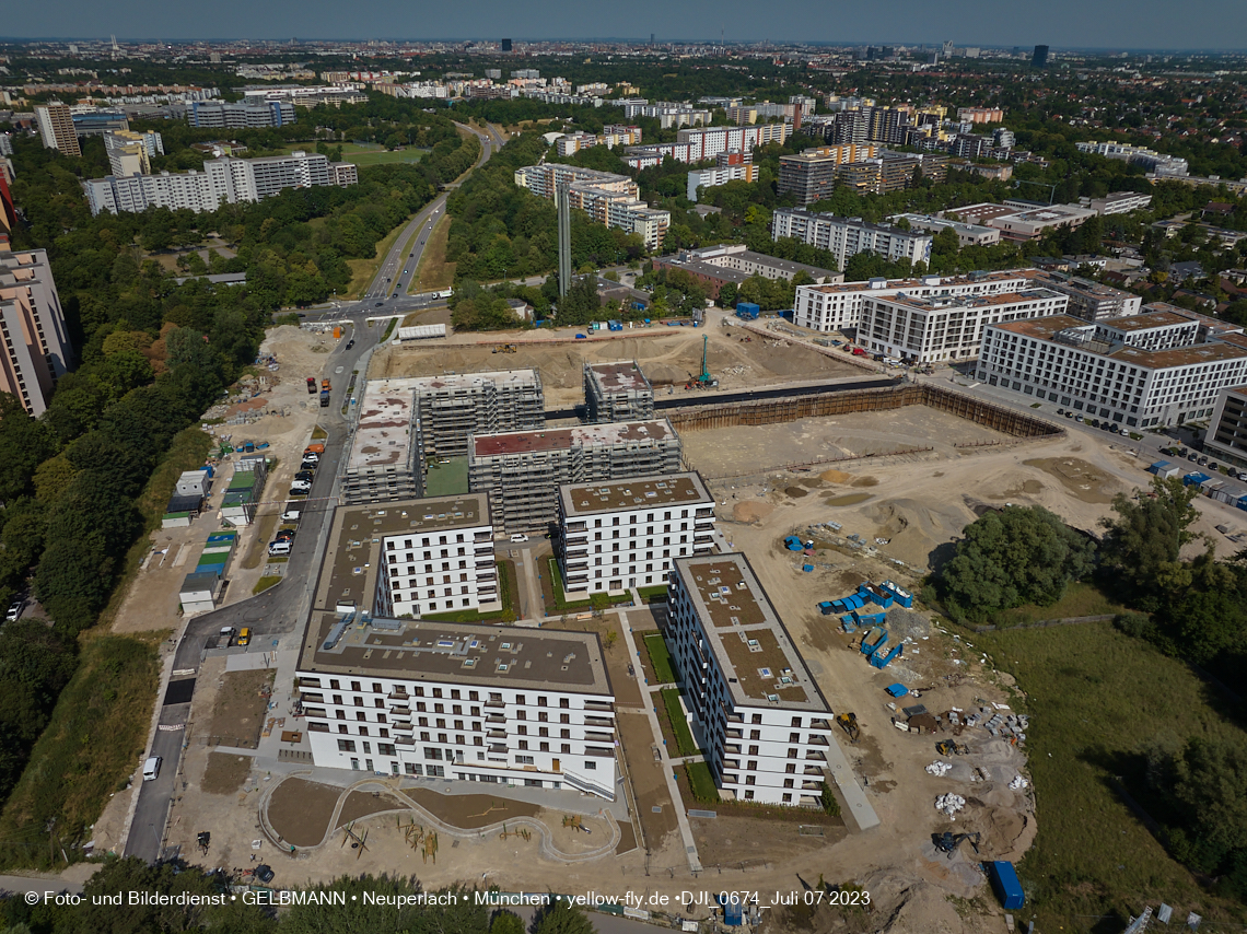 07.07.2023 - Baustelle Alexisquartier und Pandion Verde 07.07.2023 - Baustelle Alexisquartier und Pandion Verde