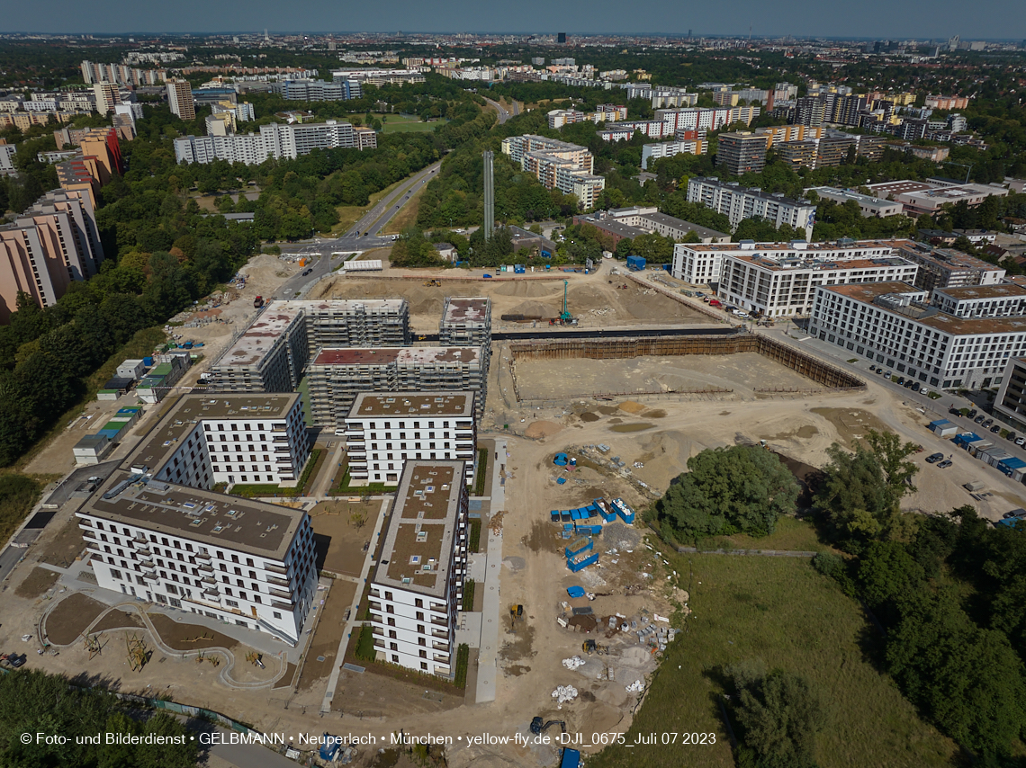 07.07.2023 - Baustelle Alexisquartier und Pandion Verde 07.07.2023 - Baustelle Alexisquartier und Pandion Verde