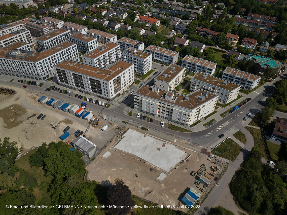 07.07.2023 - Baustelle Alexisquartier und Pandion Verde 07.07.2023 - Baustelle Alexisquartier und Pandion Verde