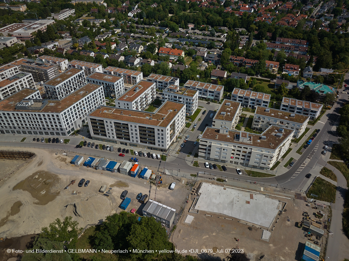 07.07.2023 - Baustelle Alexisquartier und Pandion Verde 07.07.2023 - Baustelle Alexisquartier und Pandion Verde
