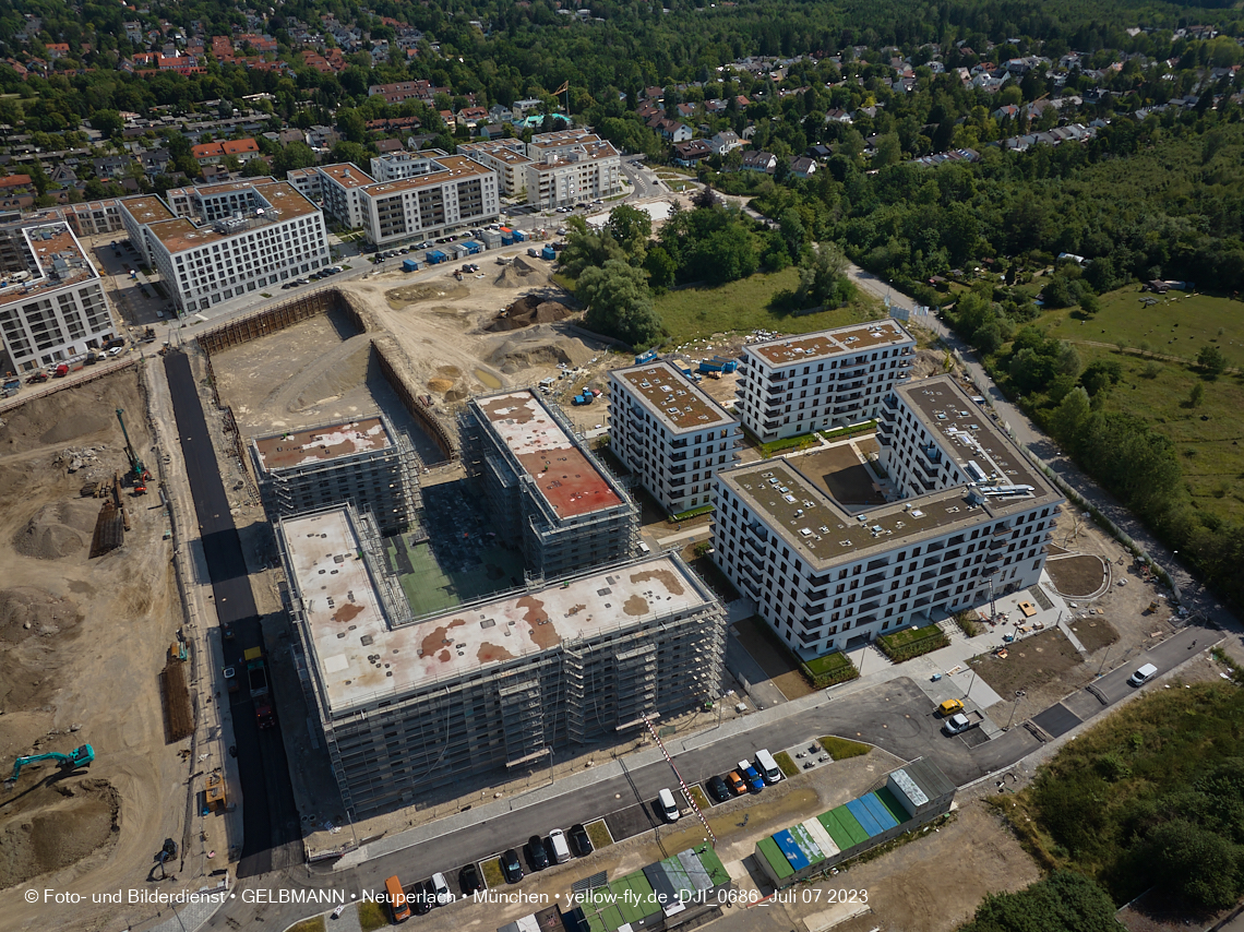 07.07.2023 - Baustelle Alexisquartier und Pandion Verde 07.07.2023 - Baustelle Alexisquartier und Pandion Verde