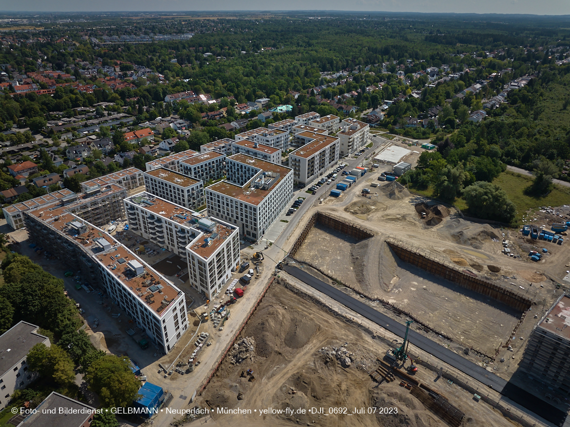 07.07.2023 - Baustelle Alexisquartier und Pandion Verde 07.07.2023 - Baustelle Alexisquartier und Pandion Verde