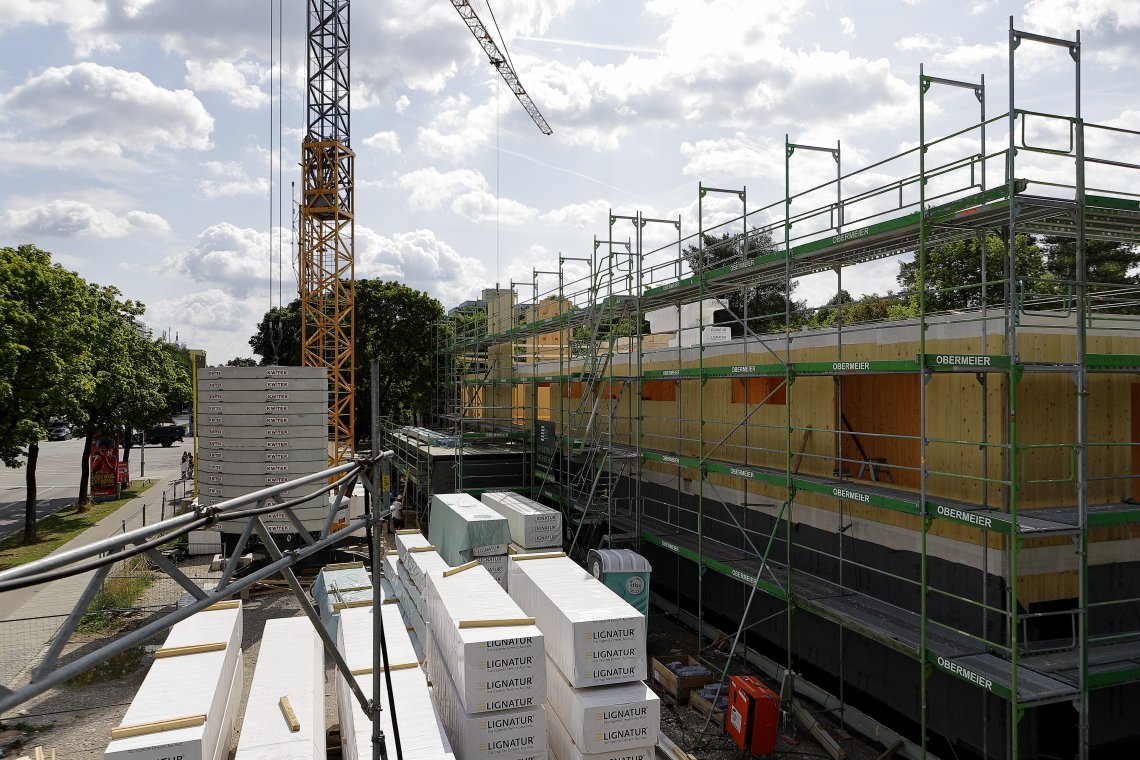19.07.2023 - Baustelle Haus für Kinder in Neuperlach