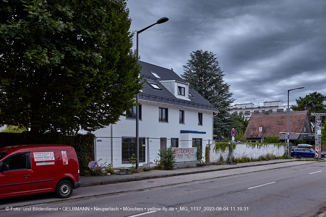 04.08.2023 - Neubau an der Niederalmstraße 16 in Neuperlach