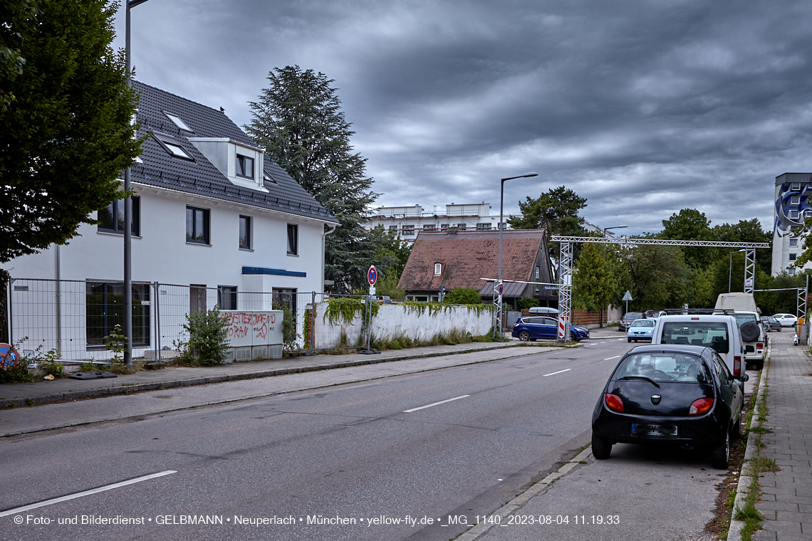 04.08.2023 - Neubau an der Niederalmstraße 16 in Neuperlach