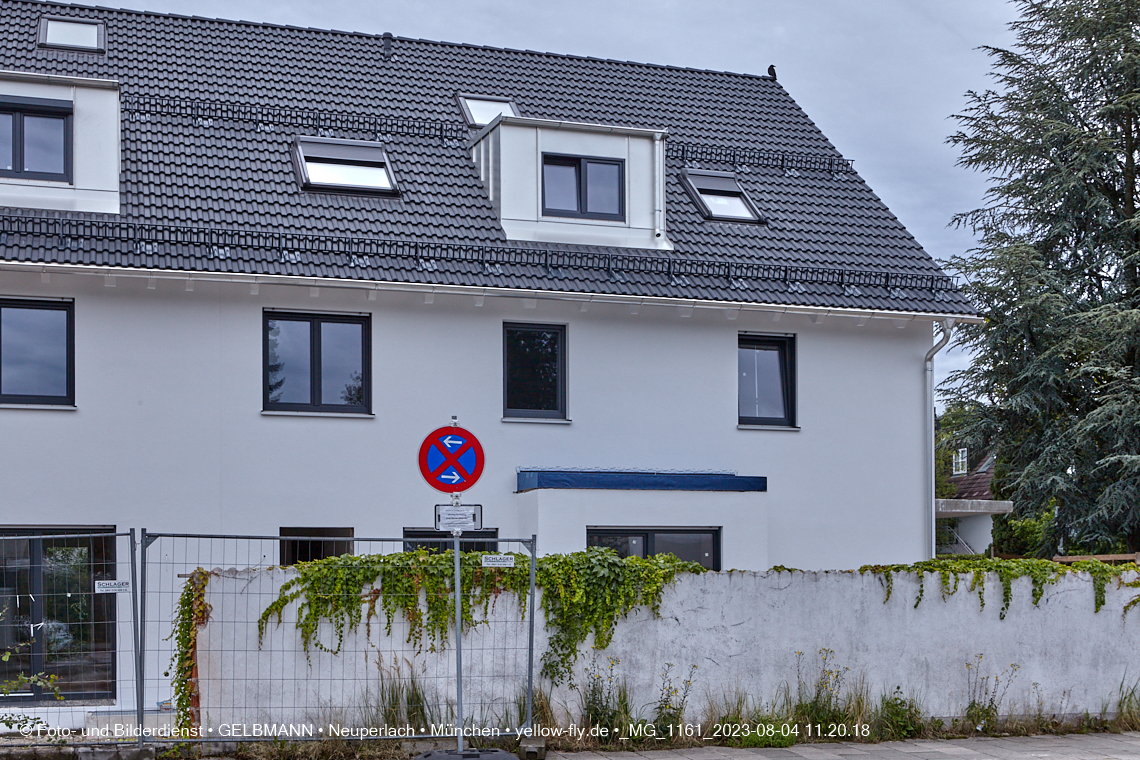 04.08.2023 - Neubau an der Niederalmstraße 16 in Neuperlach