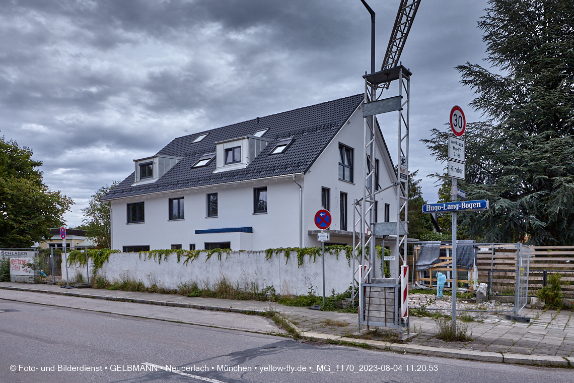 04.08.2023 - Neubau an der Niederalmstraße 16 in Neuperlach