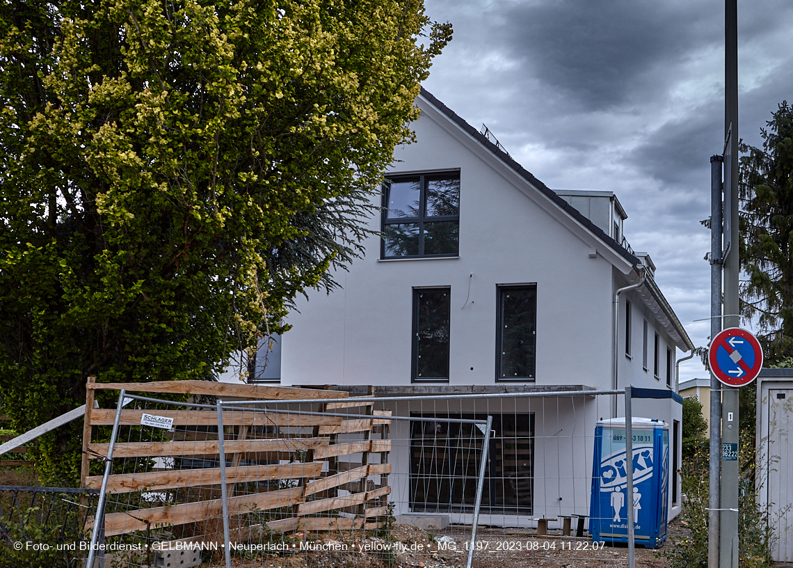 04.08.2023 - Neubau an der Niederalmstraße 16 in Neuperlach