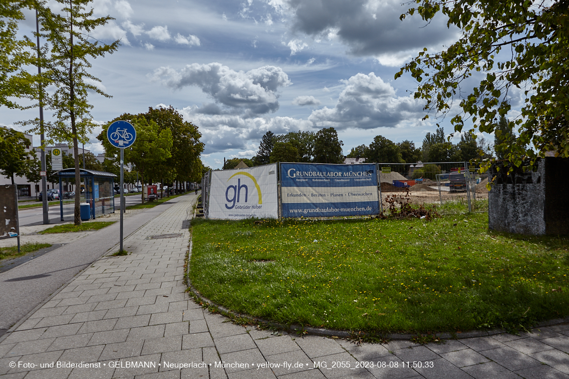 08.08.2023 - Baustelle Maikäfersiedlung in Berg am Laim und Neuperlach