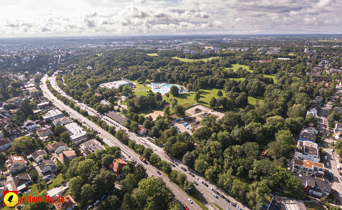10.08.2023 - Geothermie-Bohrung im Michaelibad in Neuperlach
