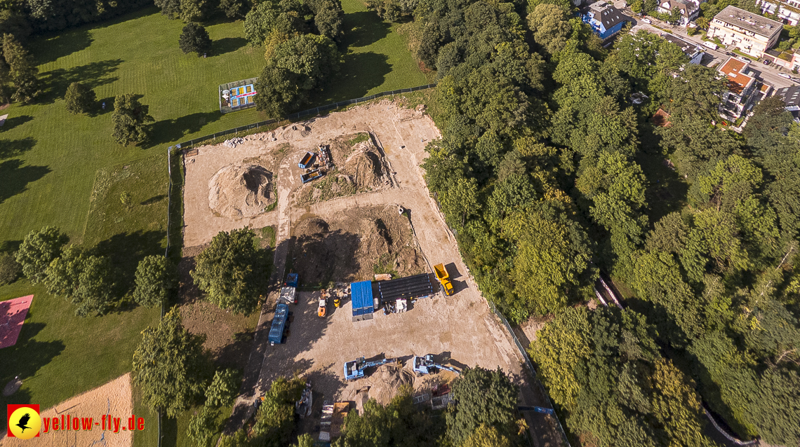 10.08.2023 - Geothermie-Bohrung im Michaelibad in Neuperlach