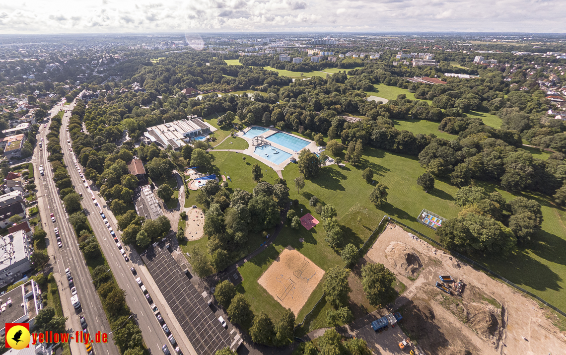 10.08.2023 - Geothermie-Bohrung im Michaelibad in Neuperlach