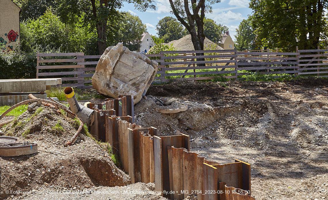 10.08.2023 - Baustelle Maikäfersiedlung in Berg am Laim und Neuperlach