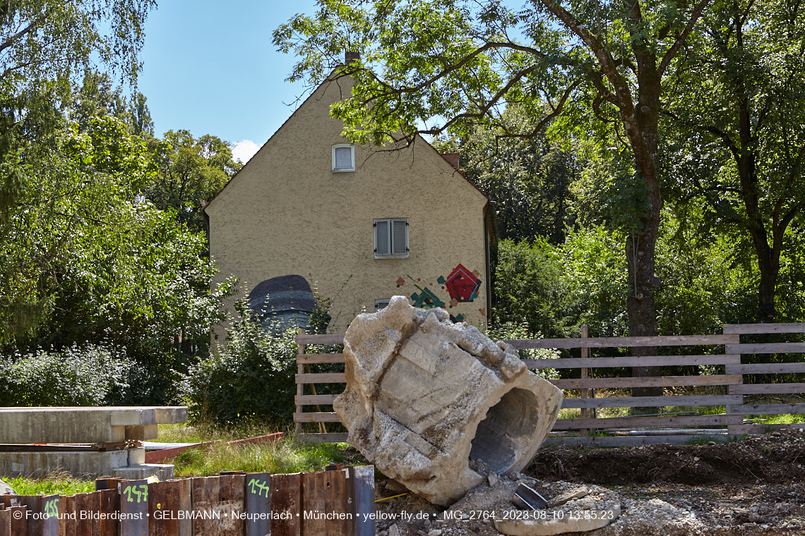 10.08.2023 - Baustelle Maikäfersiedlung in Berg am Laim und Neuperlach