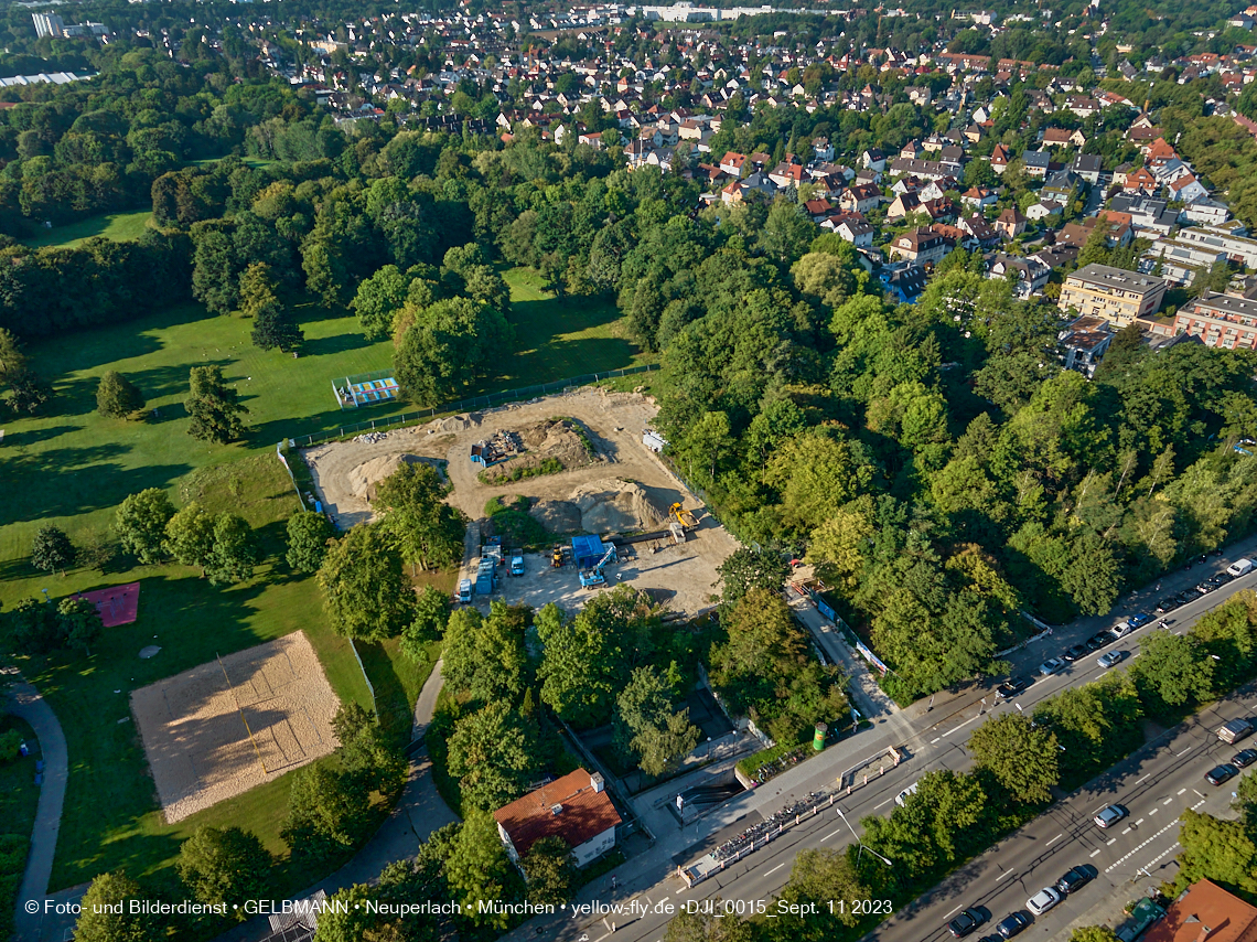 11.09.2023 - Geothermiebohrung im Michaelibad in Berg am Laim