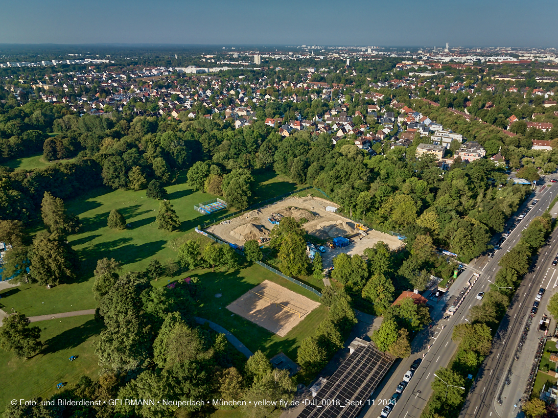 11.09.2023 - Geothermiebohrung im Michaelibad in Berg am Laim