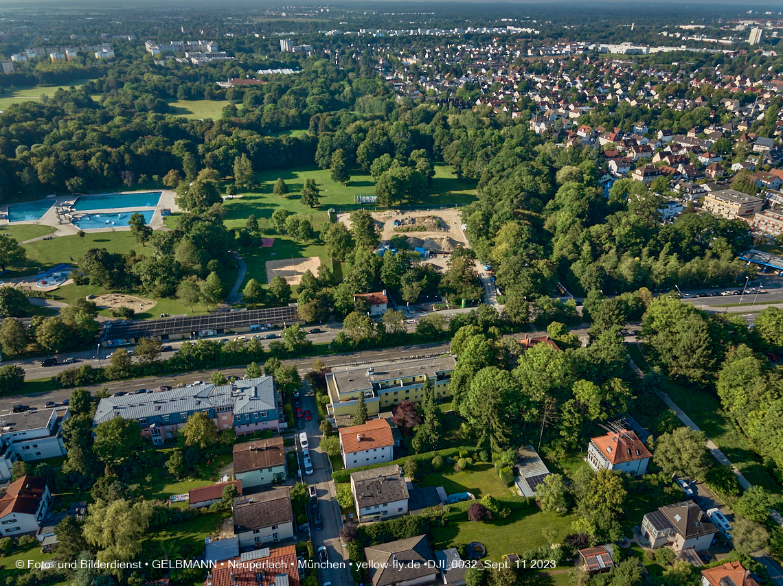 11.09.2023 - Geothermiebohrung im Michaelibad in Berg am Laim
