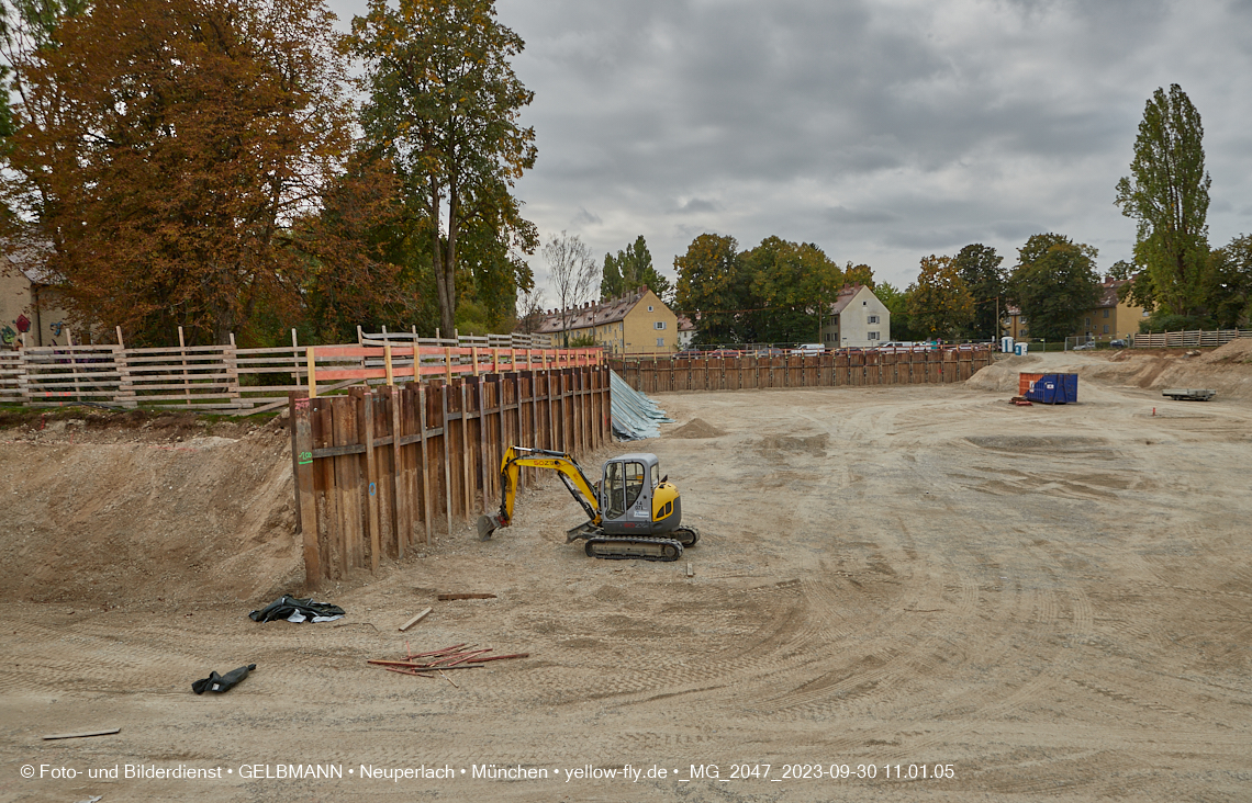 30.09.2023 - Baustelle Maikäfersiedlung in Berg am Laim und Neuperlach