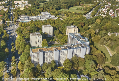 13.10.2023 - Baustelle Karl-Marx-Ring 11-21 in Neuperlach