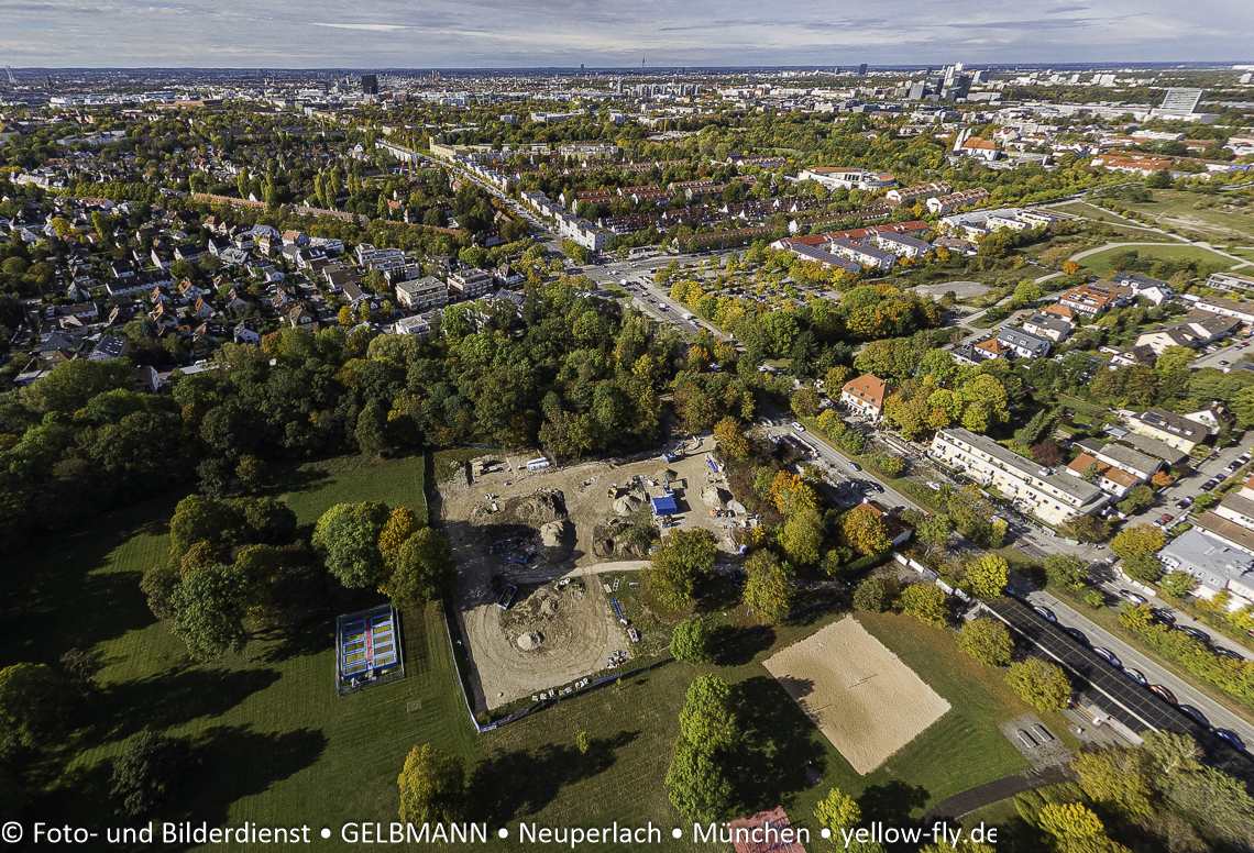 25.10.2023 - Baustelle Geothermie-Bohrung in Neuperlach und Berg am Laim