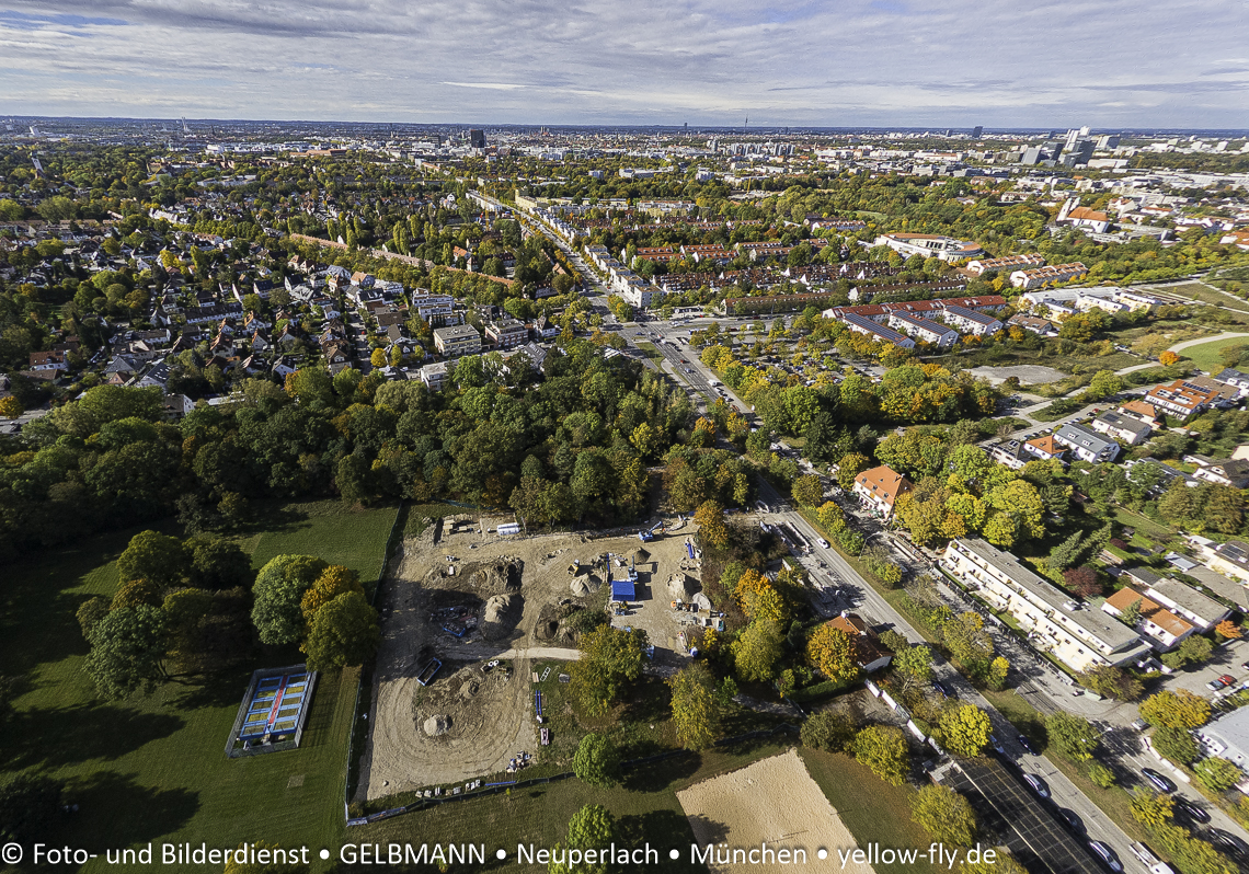 25.10.2023 - Baustelle Geothermie-Bohrung in Neuperlach und Berg am Laim