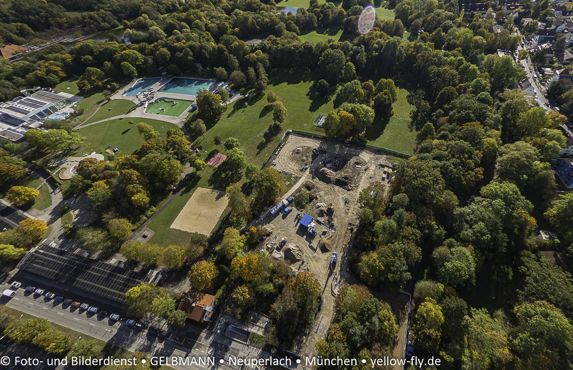 25.10.2023 - Baustelle Geothermie-Bohrung in Neuperlach und Berg am Laim