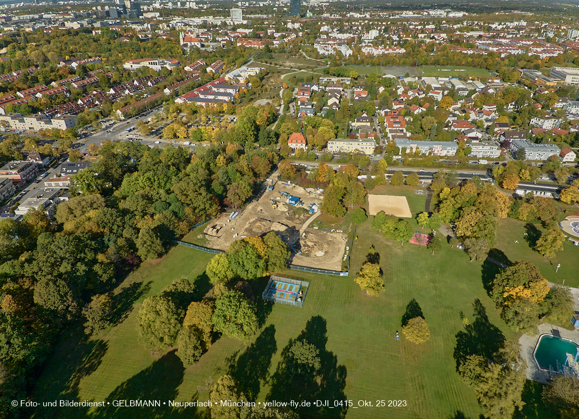25.10.2023 - Baustelle Geothermie-Bohrung in Neuperlach und Berg am Laim