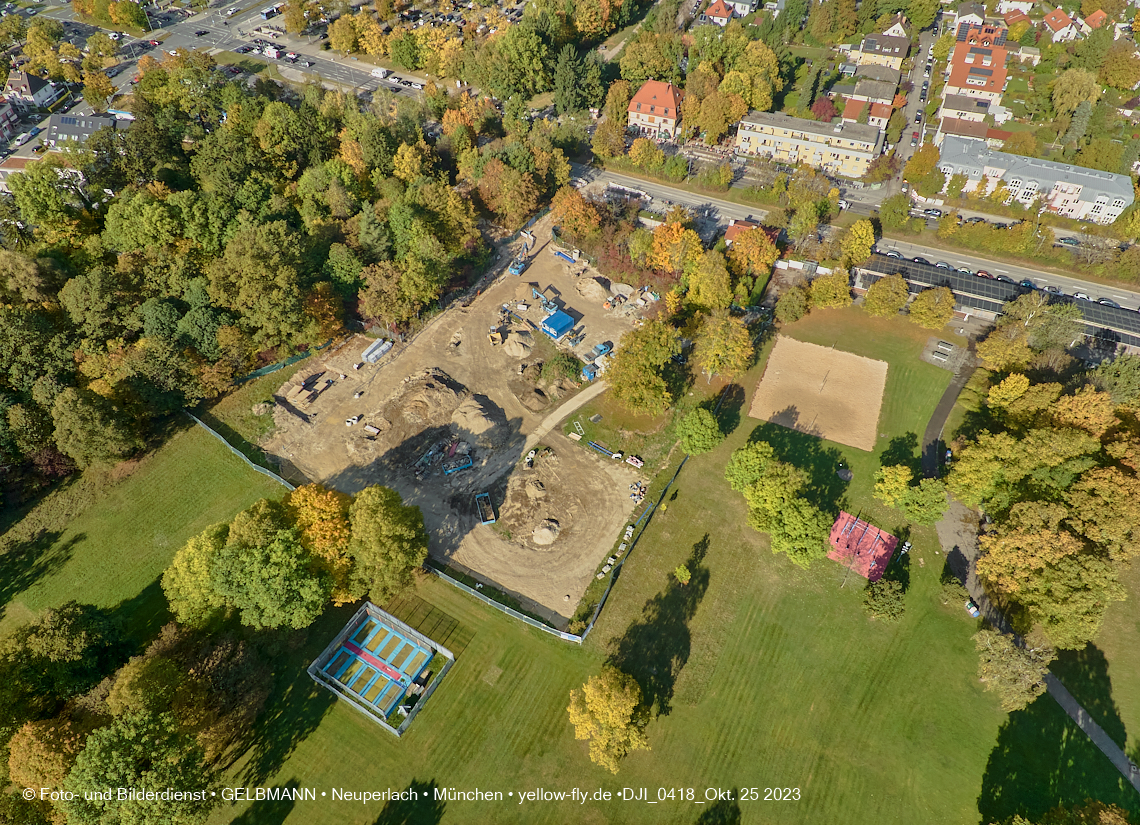 25.10.2023 - Baustelle Geothermie-Bohrung in Neuperlach und Berg am Laim